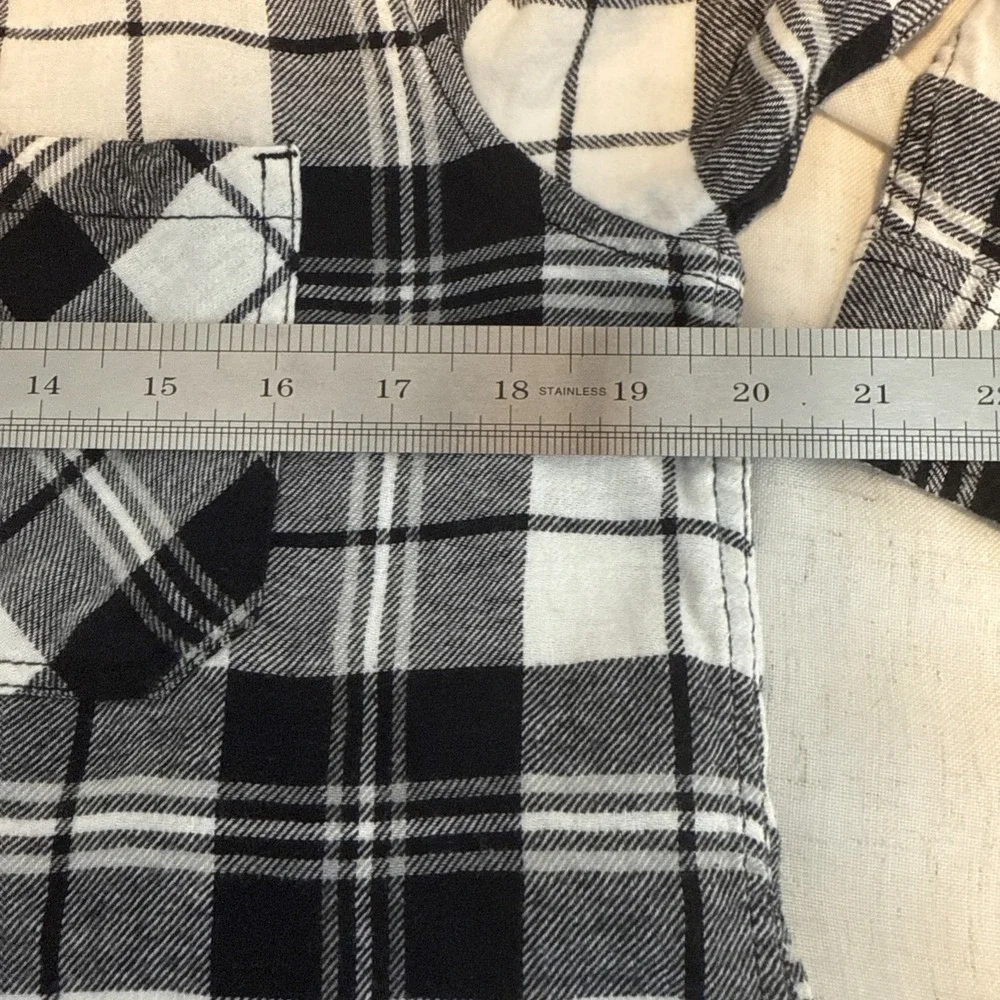NWT GAP Women's Long Sleeve Button Down Relaxed Fit Flannel Shirt Small - Picture 8 of 9